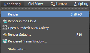 Render in 3ds Max