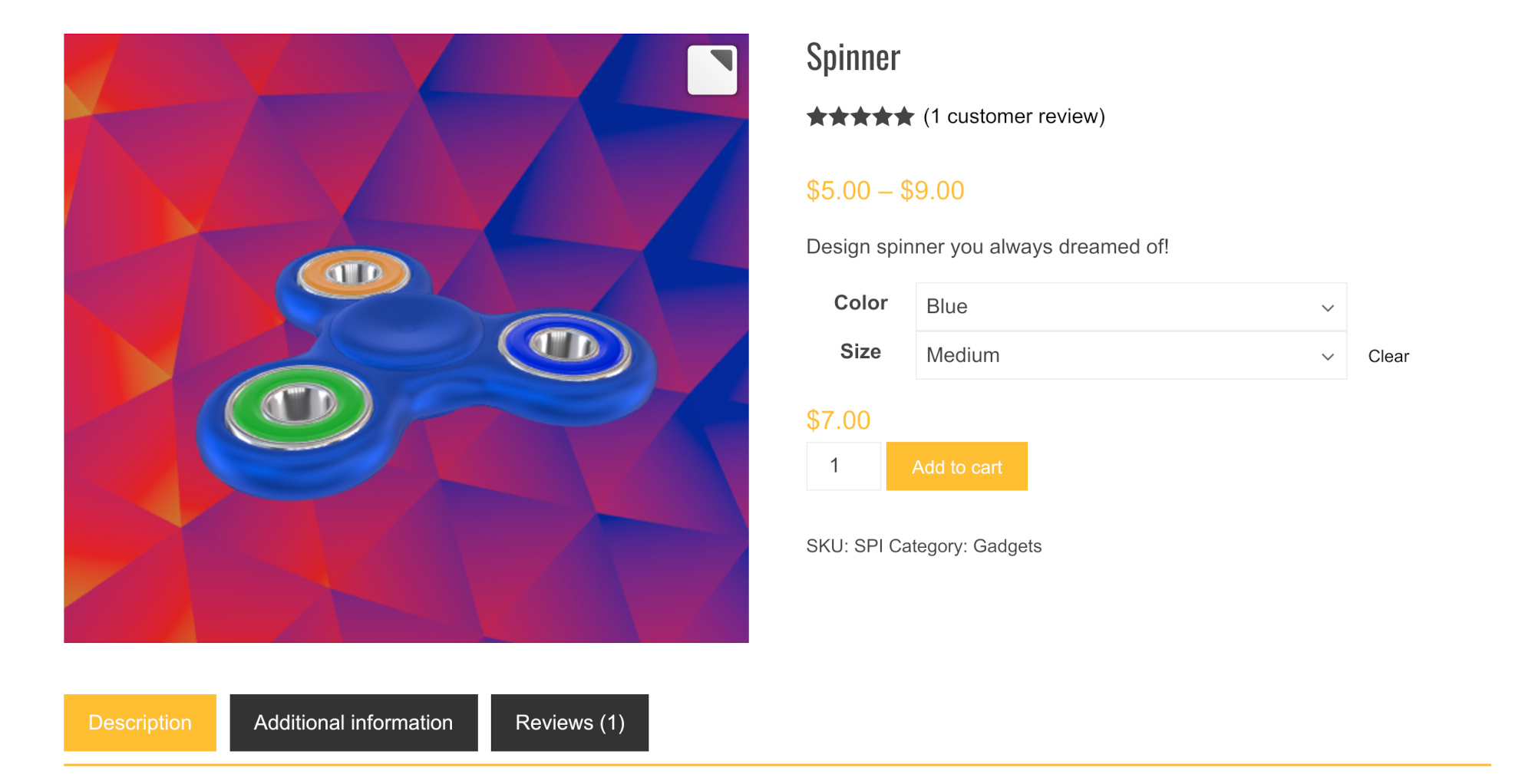 WebGL app replacing WooCommerce product image