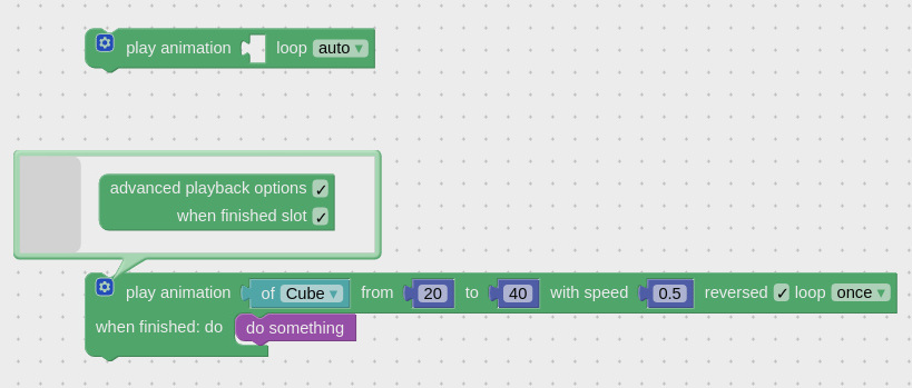 Animation puzzles