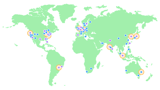 Verge3D Network server locations