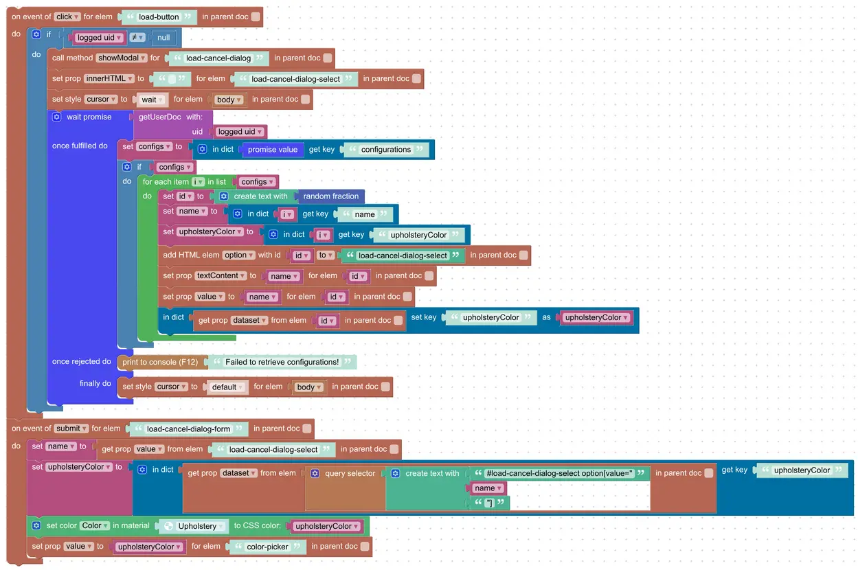 Puzzles to load configuration