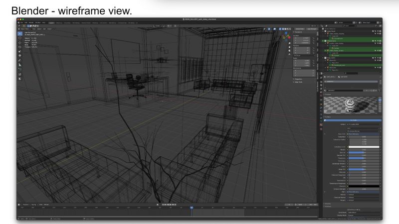 File:Blender - Wireframe view.jpg