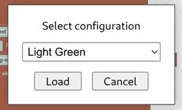 Load dialog look
