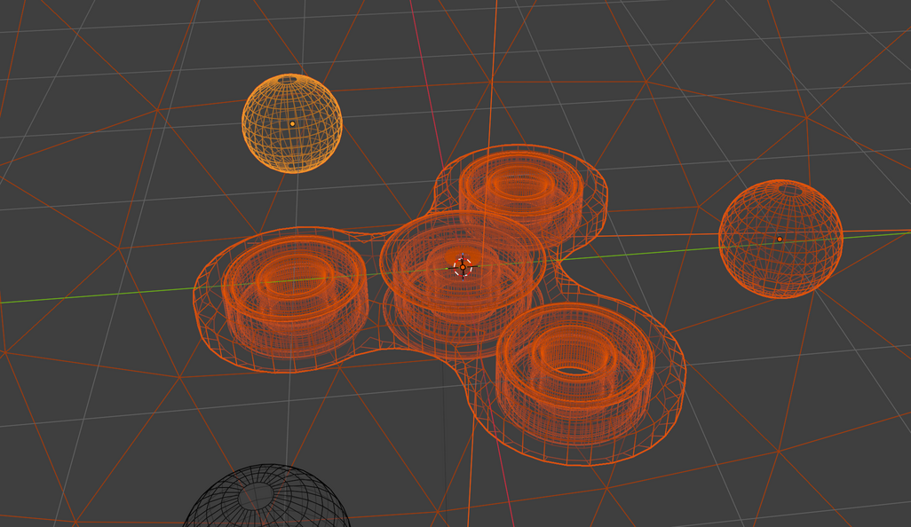 Spinner mesh in Blender