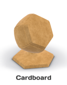 Cardboard Blender material WebGL preview