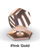 Pink Gold Blender material WebGL preview