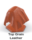 Top Grain Leather Blender material WebGL preview