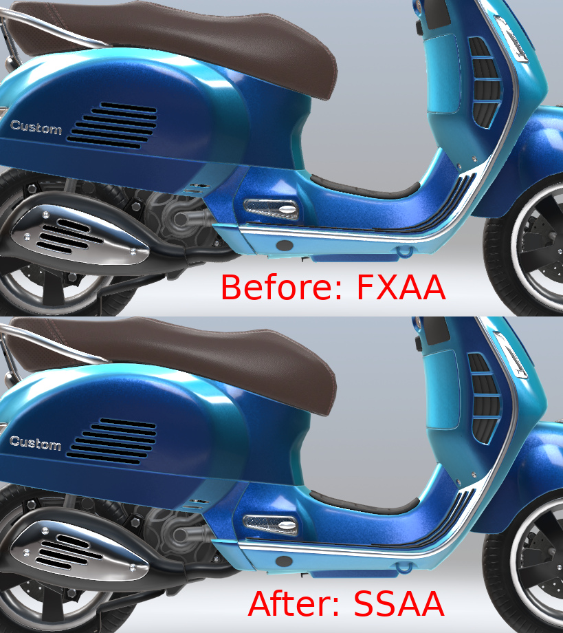 FXAA vs SSAA