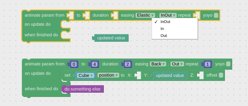 Animate param puzzle usage.