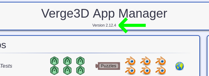 how to obtain version of Verge3D