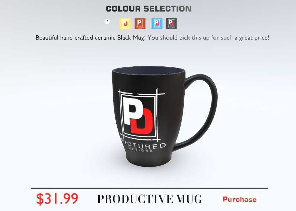 mug 3d configurator