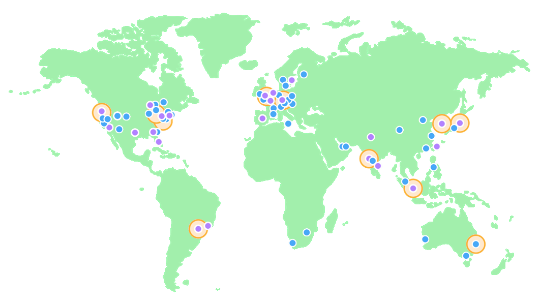 Verge3D network edge locations