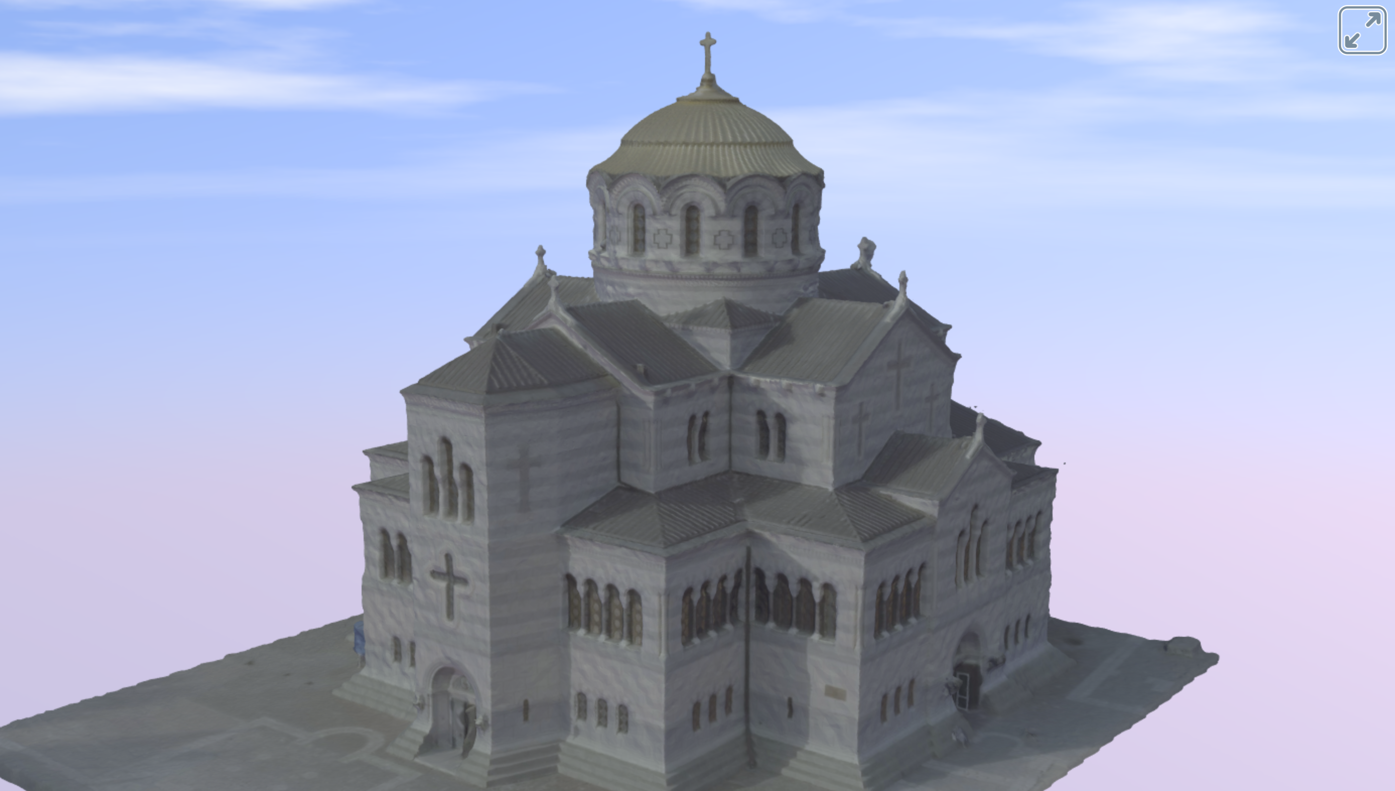 Saint Vladimir cathedral 3D