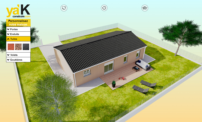 Interactive ArchViz<br>Home planner by ya’K Construire.com