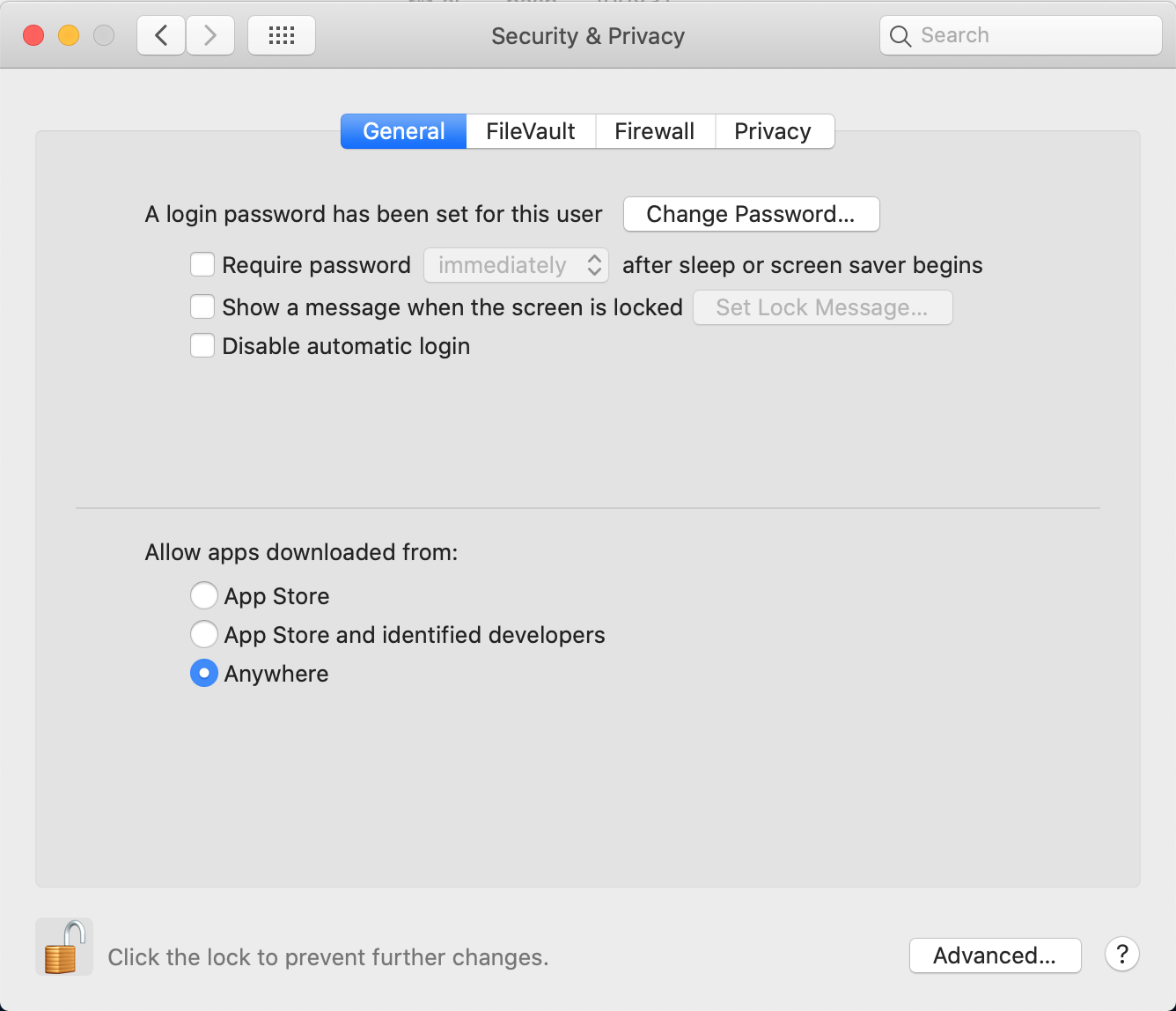 How to disable macos gatekeeper