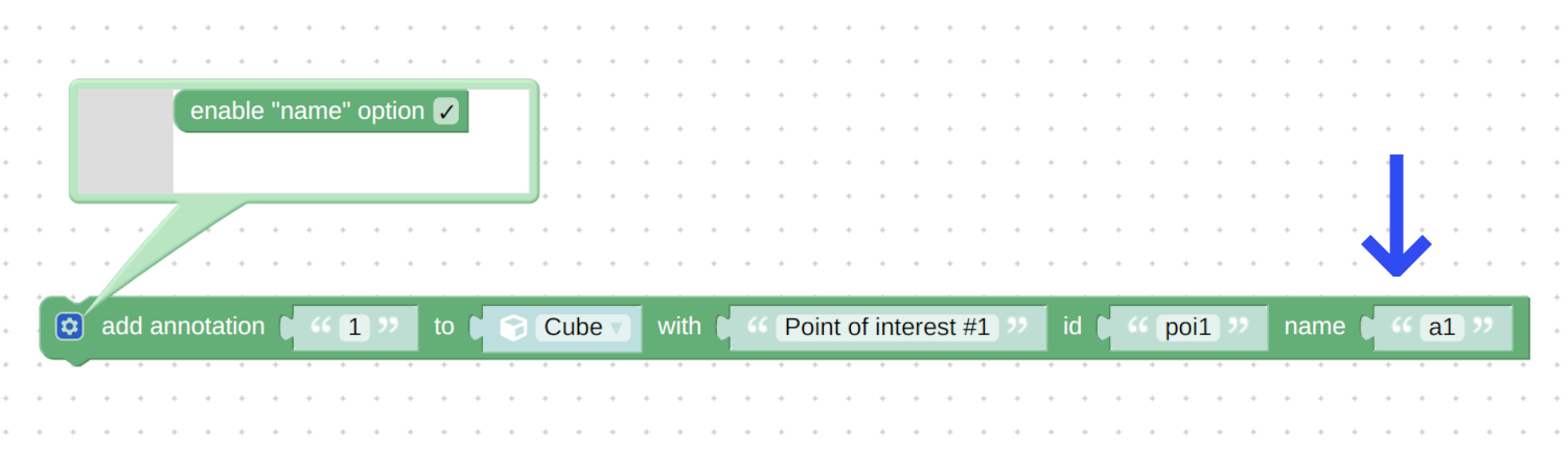 enabling the name field for the add annotation puzzle