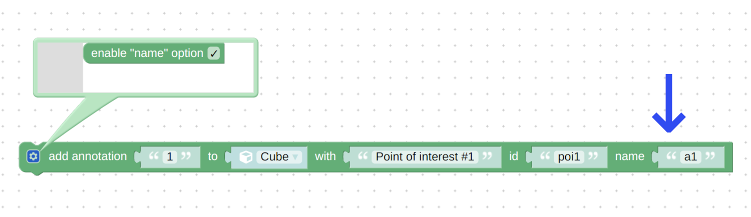 enabling the name field for the add annotation puzzle