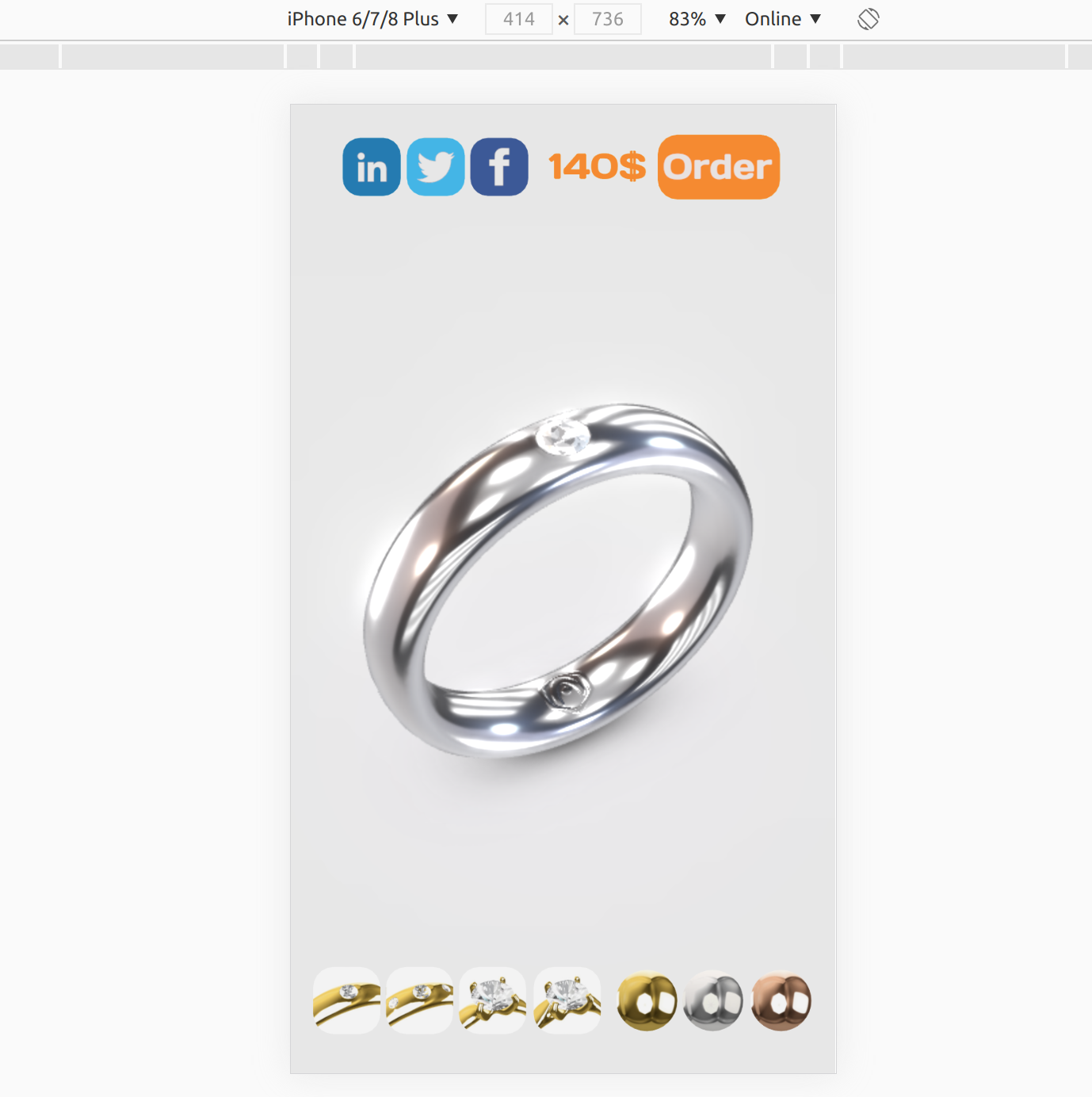 Ring demo showcases 3D user interfaces