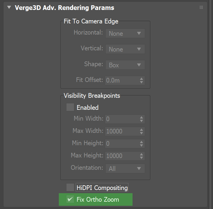 Fix Ortho Zoom setting in 3ds Max