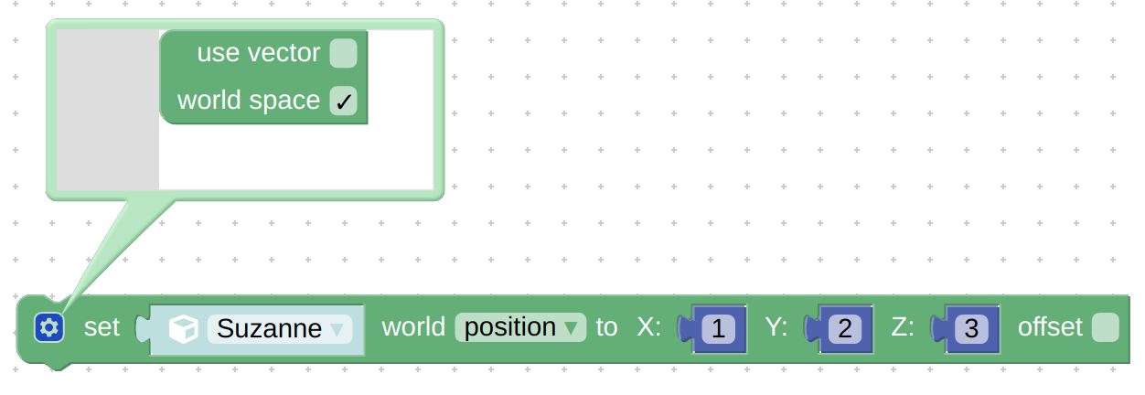 puzzle set object transform - enabling world space option