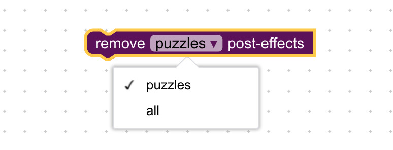 usage of Verge3D puzzle remove post-effects