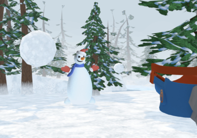 Happy New Year! Snowballs VR