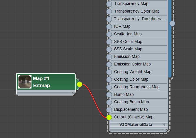 3ds Max - Cutout (Opacity) input of Physical Material