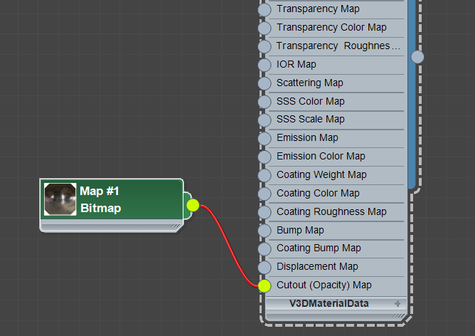 3ds Max - Cutout (Opacity) input of Physical Material