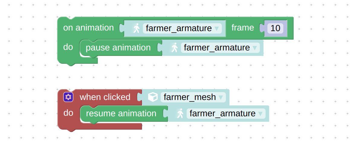 puzzle on animation frame 