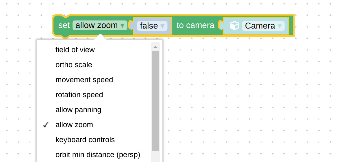 puzzle set camera params