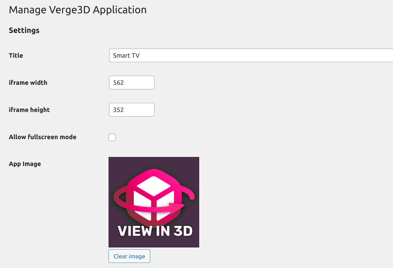 custom 3D view button settings for woocommerce WebGL demo