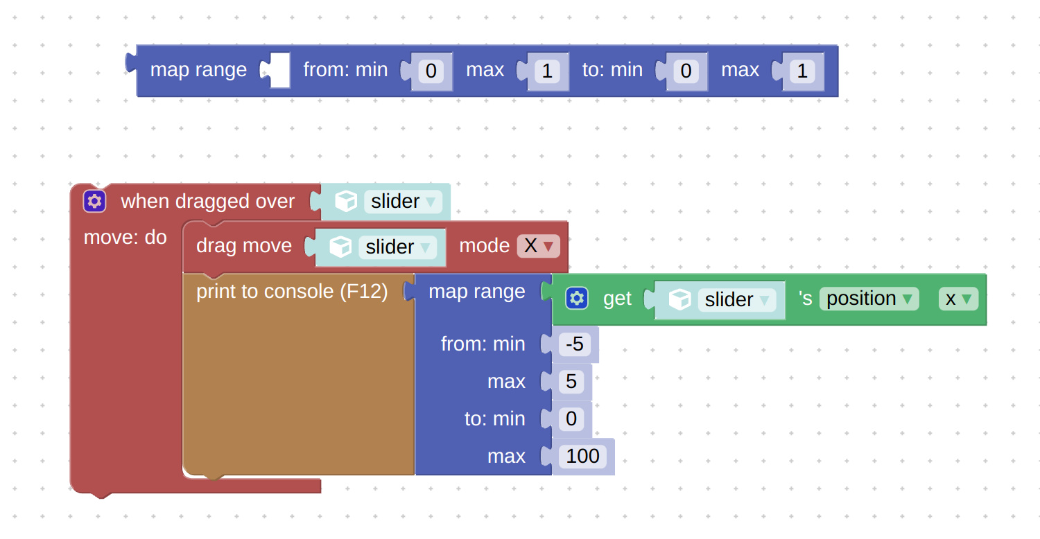 map range visual block and usage