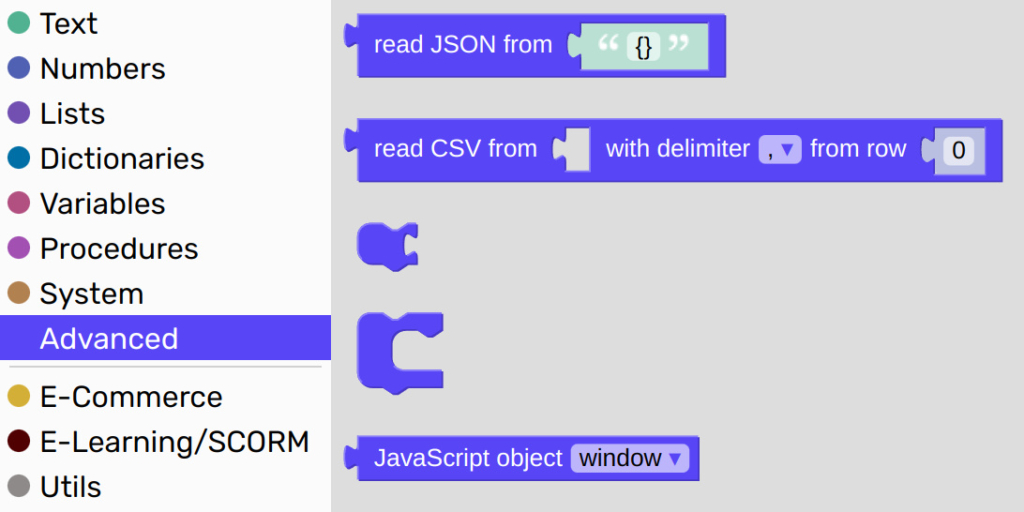 connector visual block