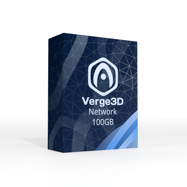 verge3d network 100gb plan