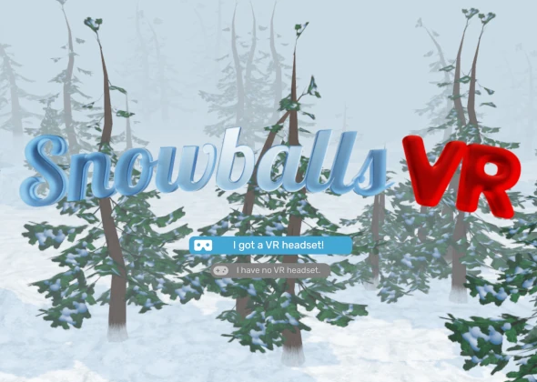 Snowballs VR – XMas Adventure<br>Available with Verge3D