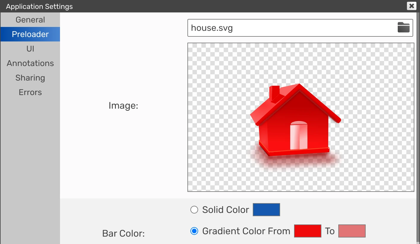 Verge3D for Blender: Application Settings