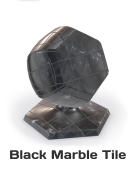 Black Marble Blender material WebGL preview