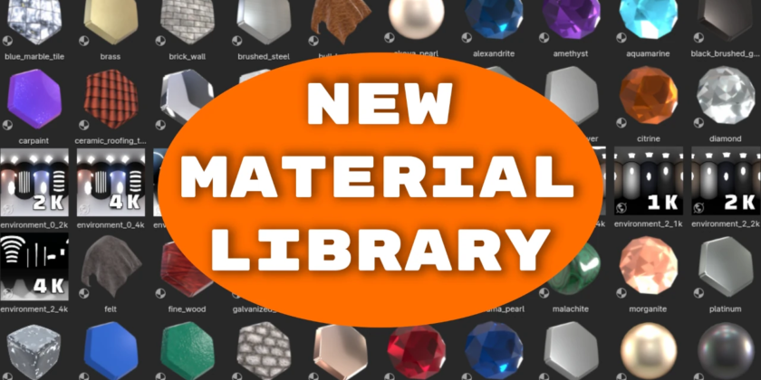 Blender Material Library Upgrade
