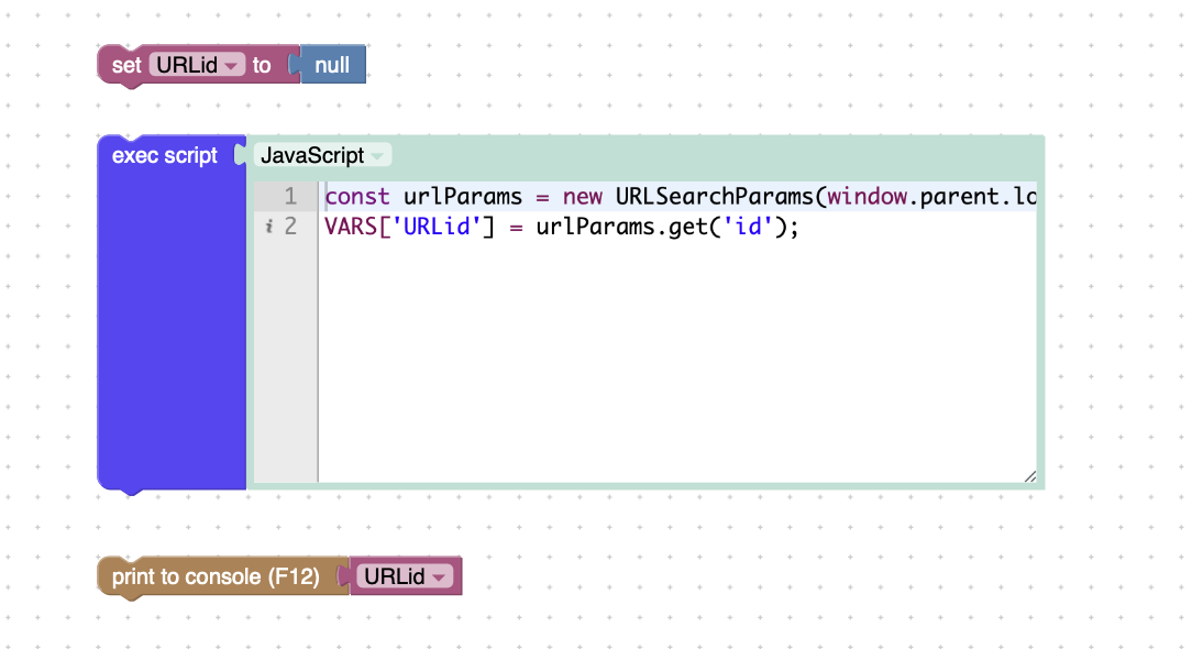 assign variable from the exec script puzzle