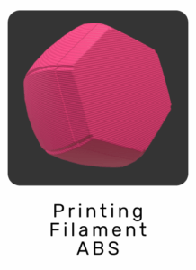 WebGL preview of printing filament ABS material exported from 3ds Max to glTF/GLB