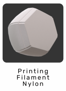 WebGL preview of printing filament Nylon material exported from 3ds Max to glTF/GLB