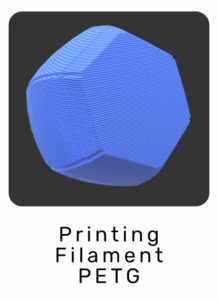 WebGL preview of printing filament PETG material exported from 3ds Max to glTF/GLB