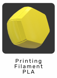 WebGL preview of printing filament PLA material exported from 3ds Max to glTF/GLB